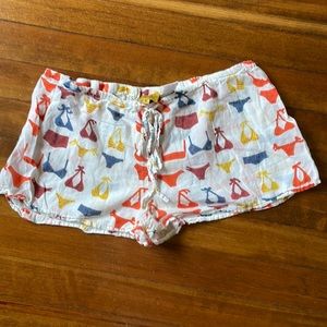 Roberta Roller Rabbit woman sleep shorts size S